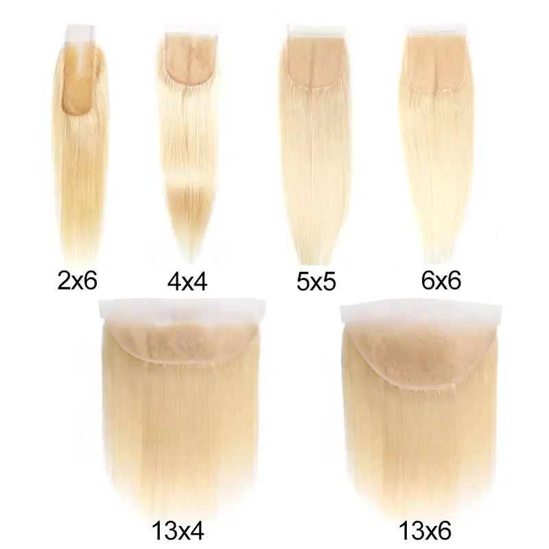 #613 Blonde Closure & Frontal