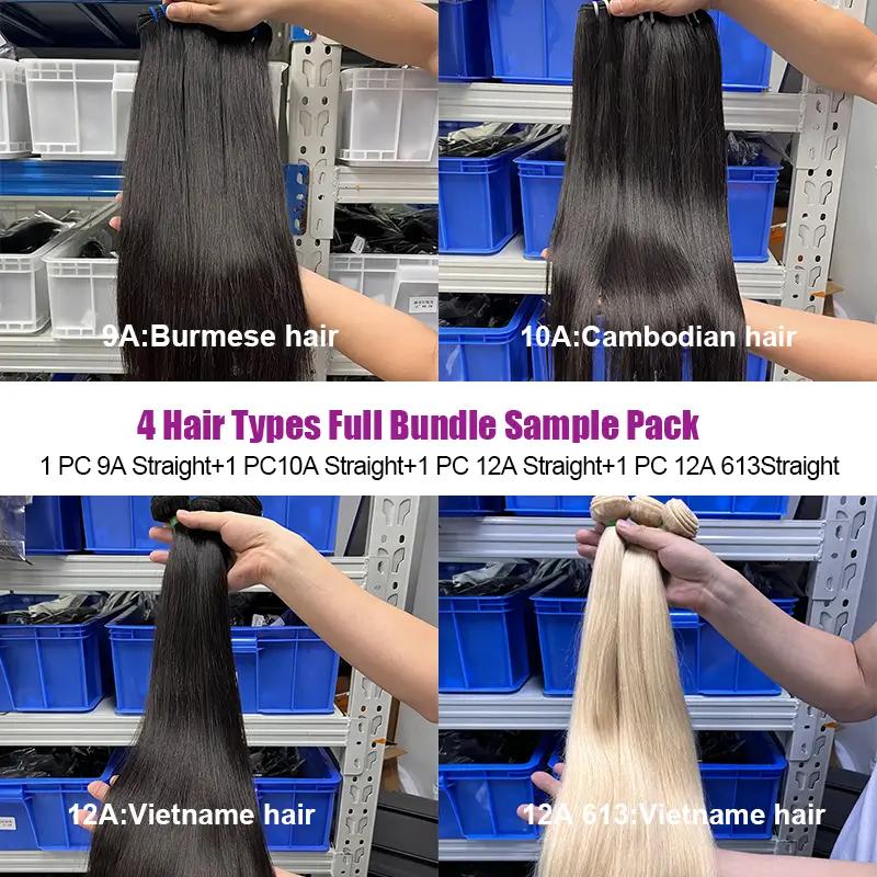 Raw Hair Bundles Sample Pack