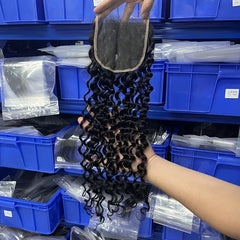 5x5 HD/ Transparent Closure Deep Wave