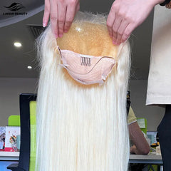 #613 Blonde Custom HD/Transparent Frontal Raw Hair Wig Straight