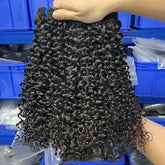 9A Raw Burmese Virgin Hair Weaving Jerry Curly