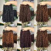 9A Raw Double Drawn Hair Weaving Pixel Curly