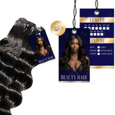 Custom Logo Hanging Tags For Hair Extensions & Wigs