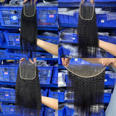 Transparent Lace Closure & Frontal Kinky Straight