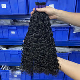 Water Wave Bulk Virgin Human Hair For Braiding