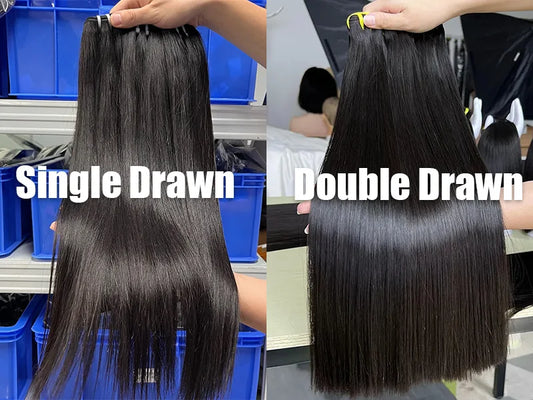 Understanding Double Drawn vs Single Drawn Vietnamese Hair