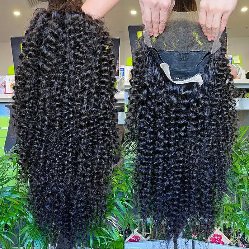 10A Custom HD/Transparent Frontal Raw Hair Wig Curly