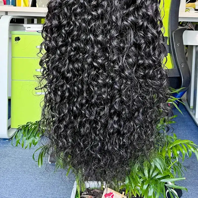 10A Custom HD/Transparent Frontal Raw Hair Wig Water Wave