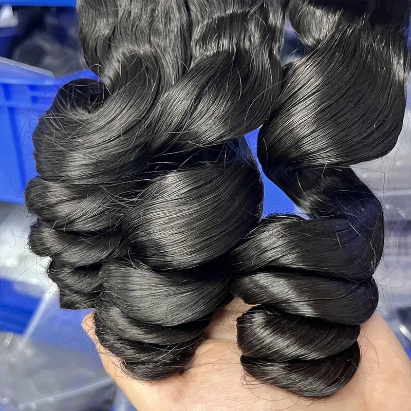 10A Raw Cambodian Virgin Hair Weaving Loose Wave