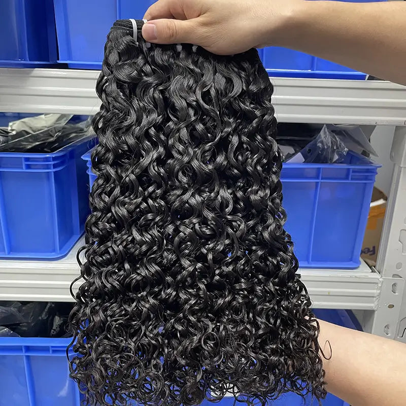 10A Raw Cambodian Virgin Hair Weaving Water Wave