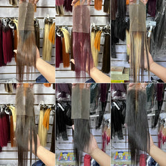 11A+ 2x6 Double Drawn Closure Vietnamese Bone Straight Hair