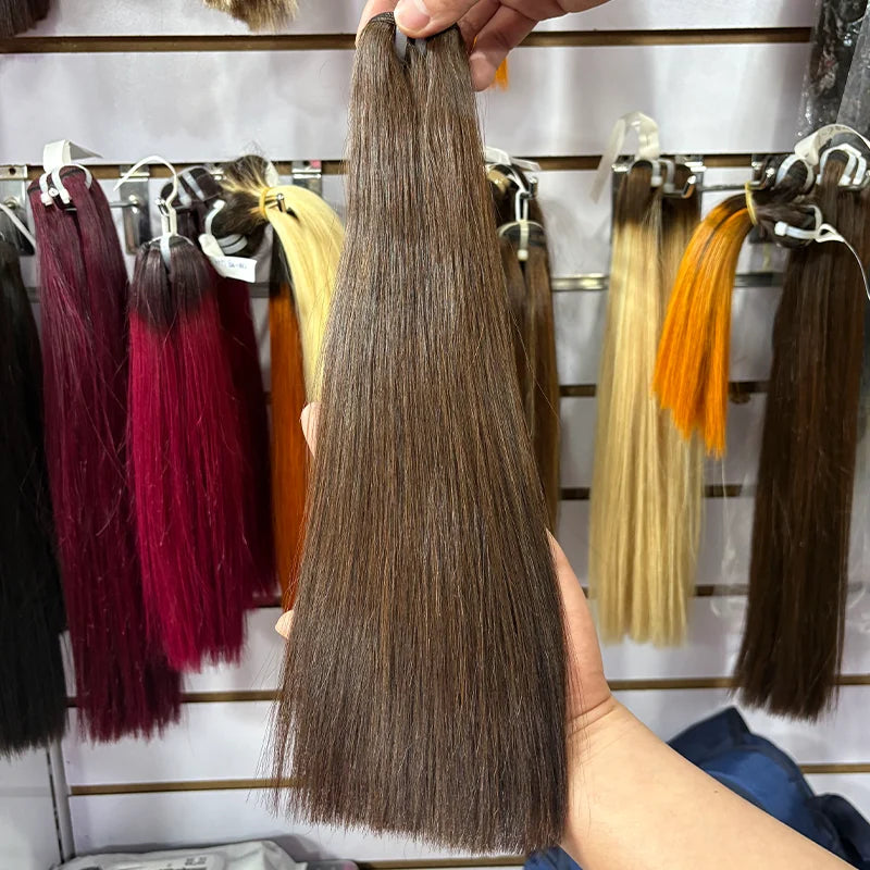 11A+ Raw Double Drawn Vietnamese Virgin Hair Bone Straight