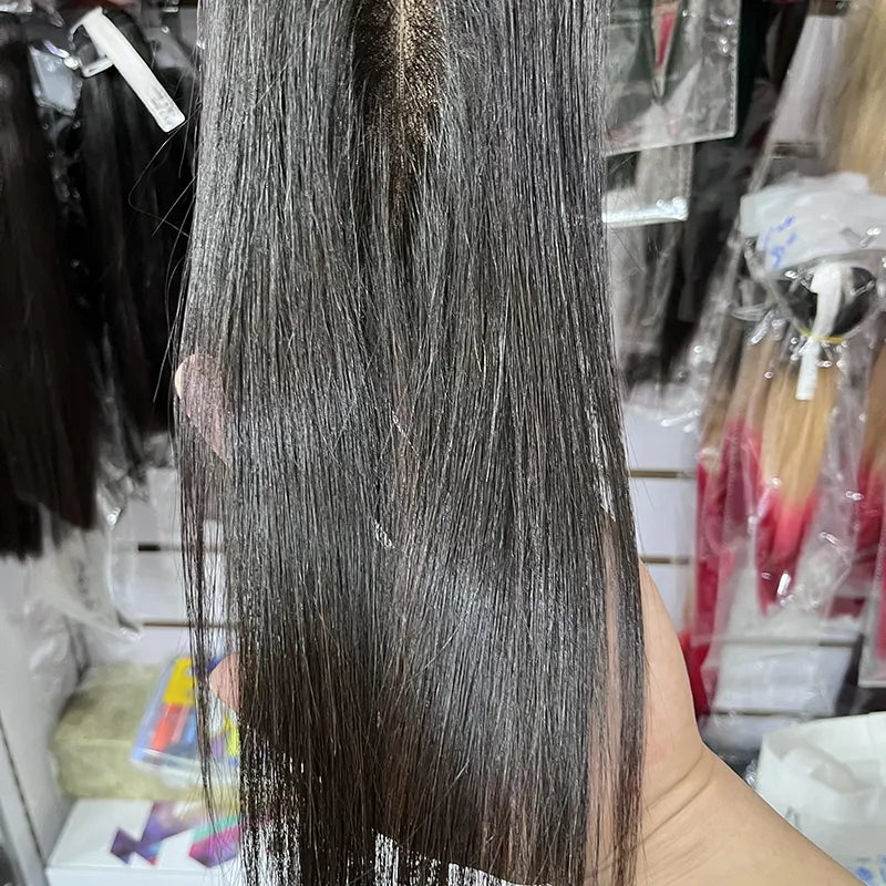 11A+ 2x6 Double Drawn Closure Vietnamese Bone Straight Hair