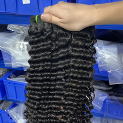 12A Raw Vietnamese Virgin Hair Weaving Deep Wave