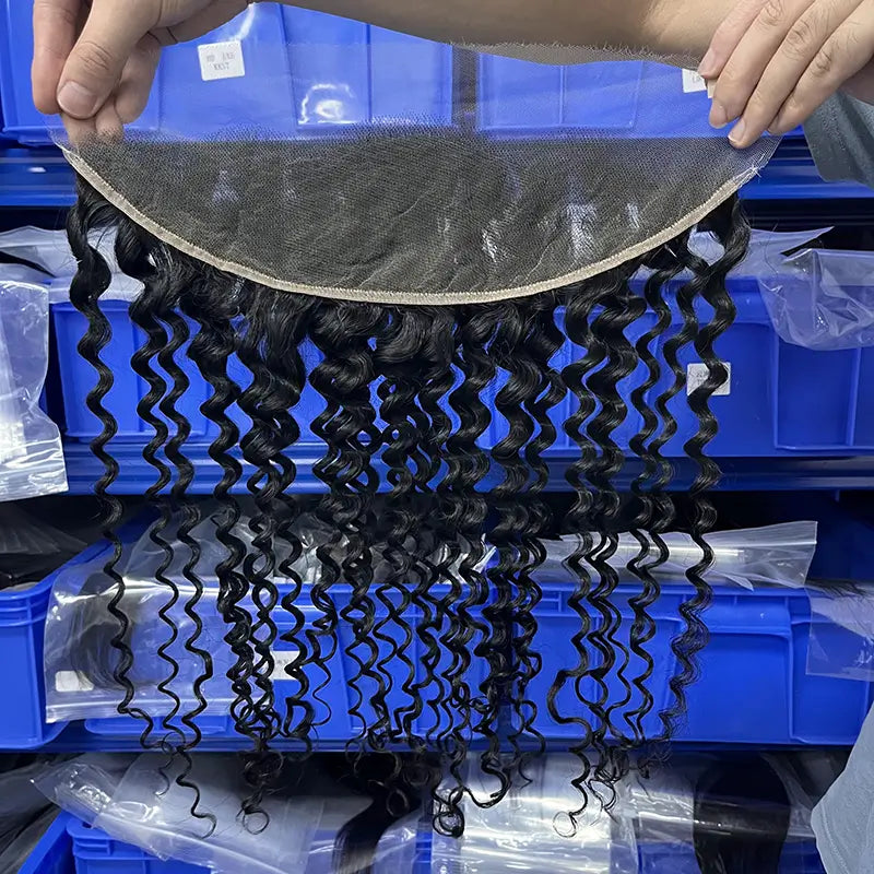 13x4 HD/ Transparent Frontal Deep Wave