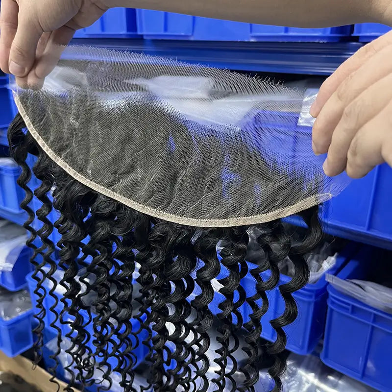 13x4 HD/ Transparent Frontal Deep Wave