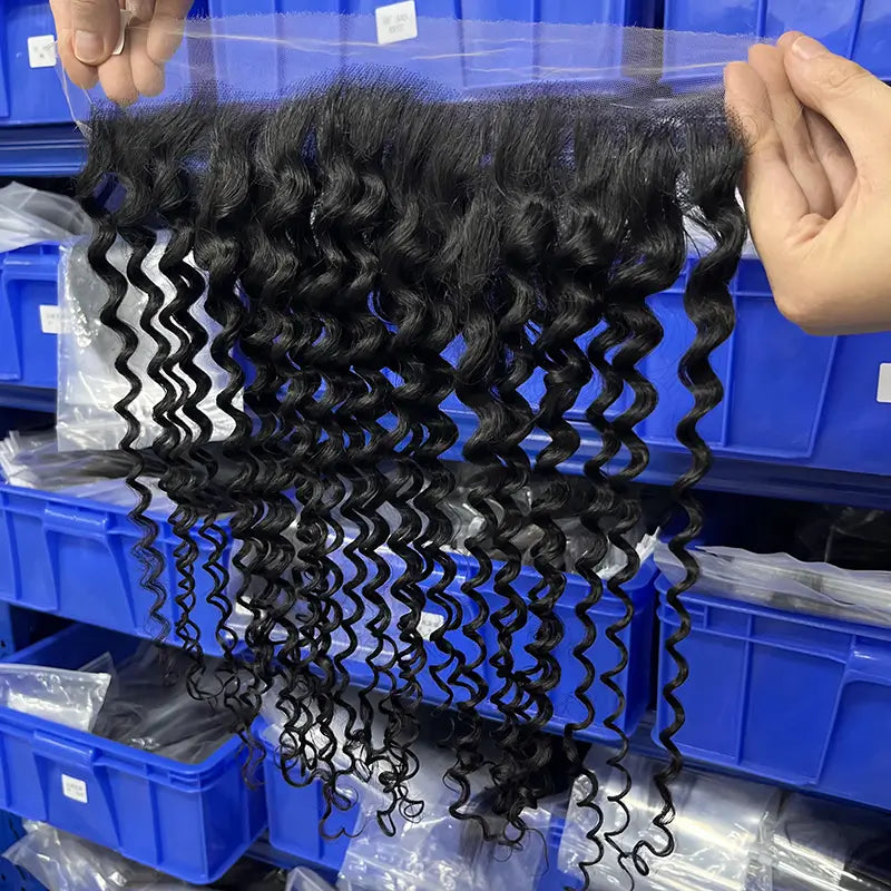 13x4 HD/ Transparent Frontal Deep Wave