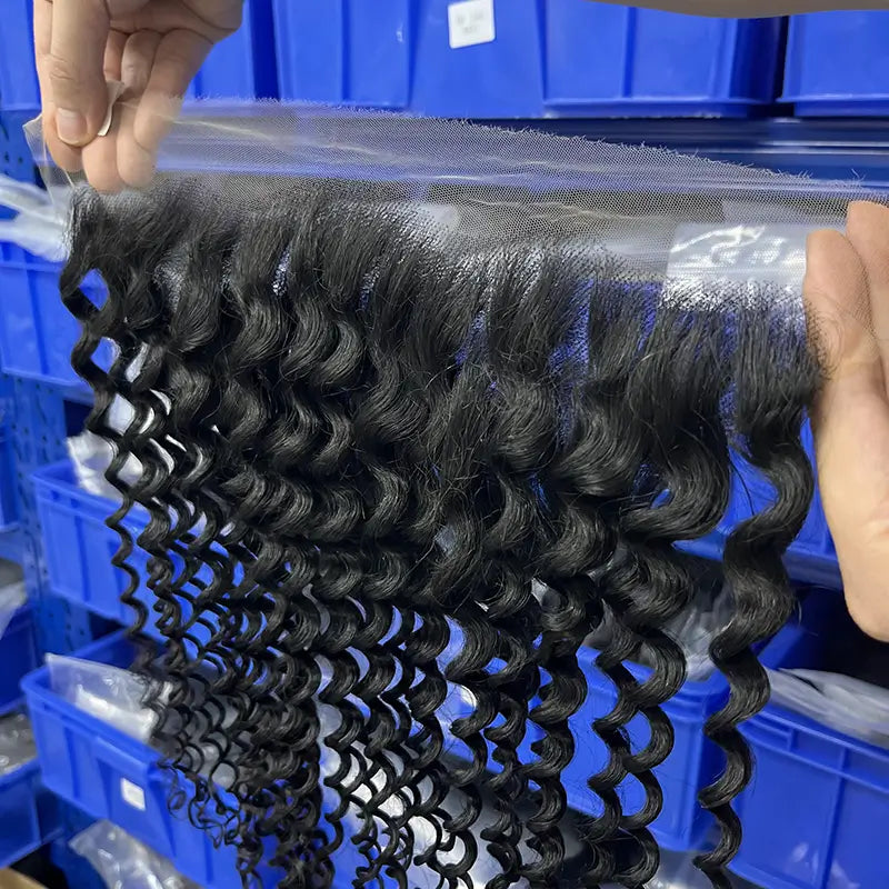 13x4 HD/ Transparent Frontal Deep Wave