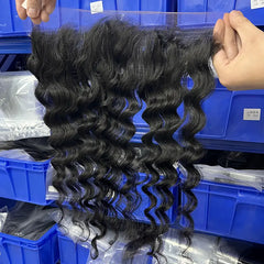 13x4 HD/ Transparent Frontal Loose Deep