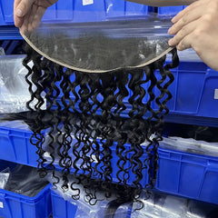 13x4 HD/ Transparent Frontal Water Wave