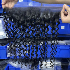 13x4 HD/ Transparent Frontal Water Wave