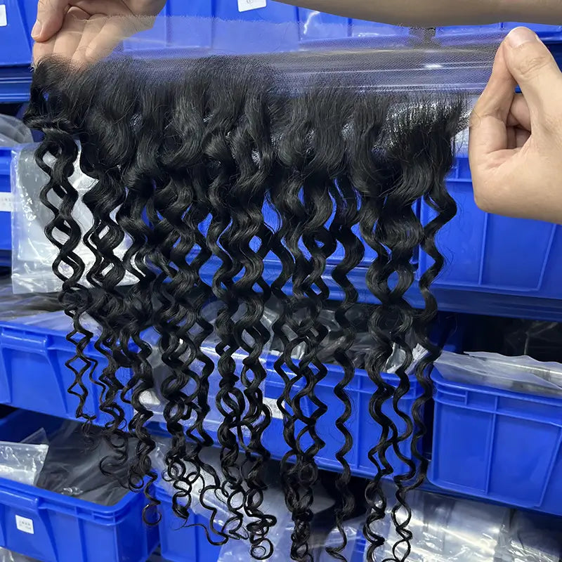 13x4 HD/ Transparent Frontal Water Wave