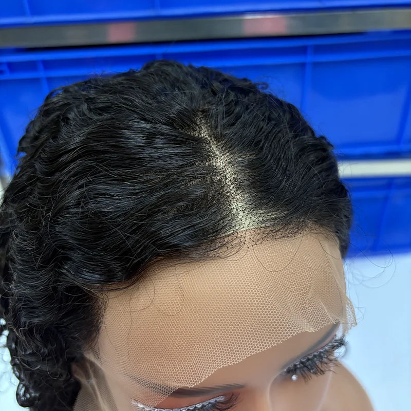 13x4 Frontal Bob Wig Water Wave