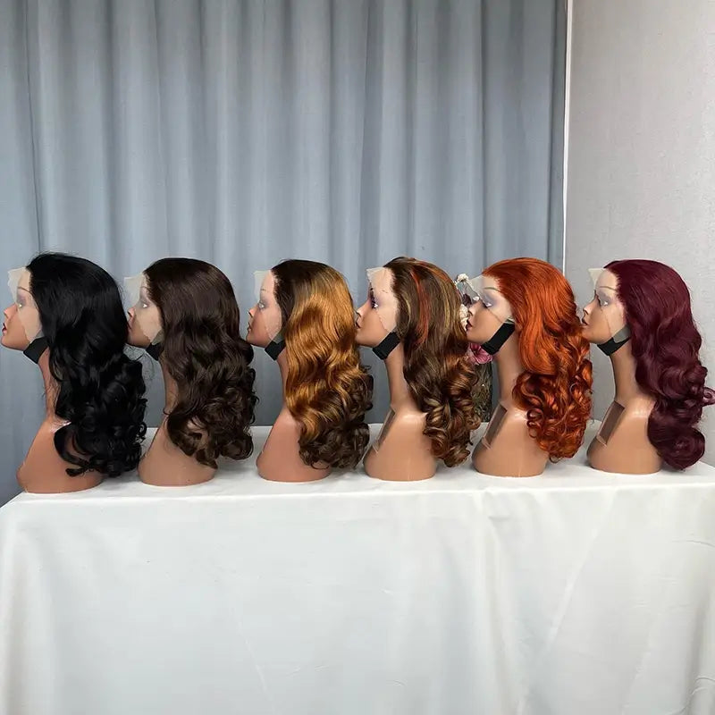 13x4 Double Drawn Frontal Raw Hair Wig Bouncy Curl