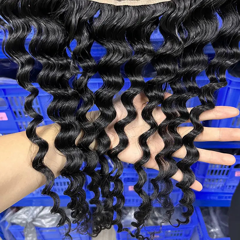 13x6 HD/ Transparent Frontal Deep Wave