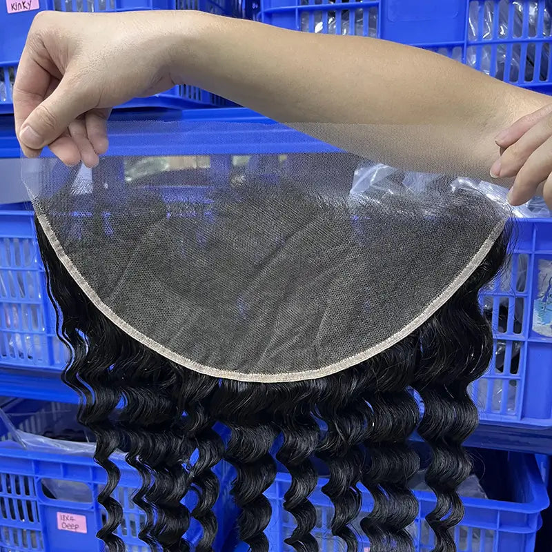 13x6 HD/ Transparent Frontal Deep Wave