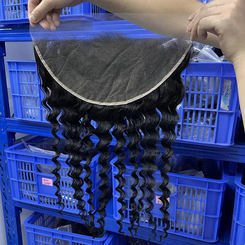 13x6 HD/ Transparent Frontal Loose Deep