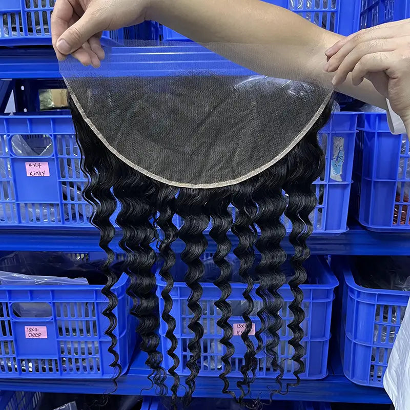 13x6 HD/ Transparent Frontal Loose Deep
