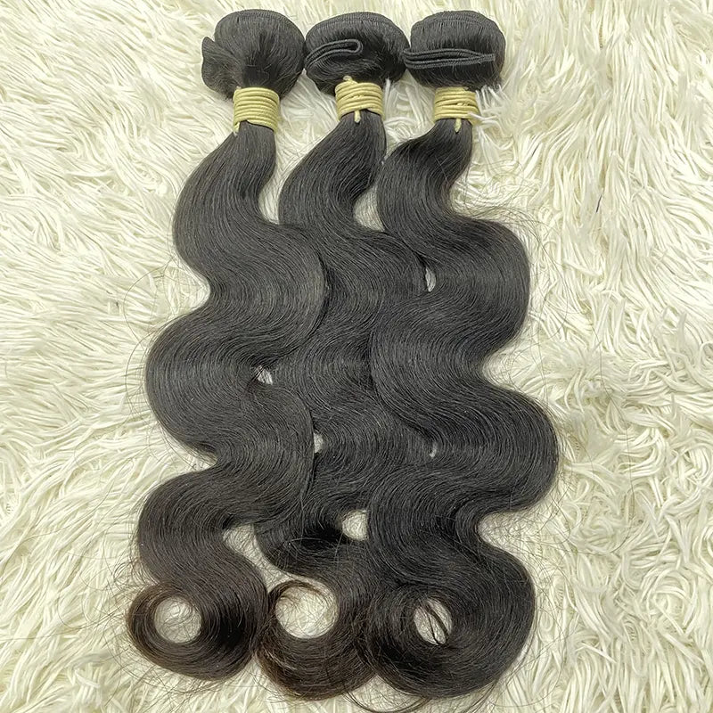 15A Raw Single Donor Virgin Hair Weaving Body Wave