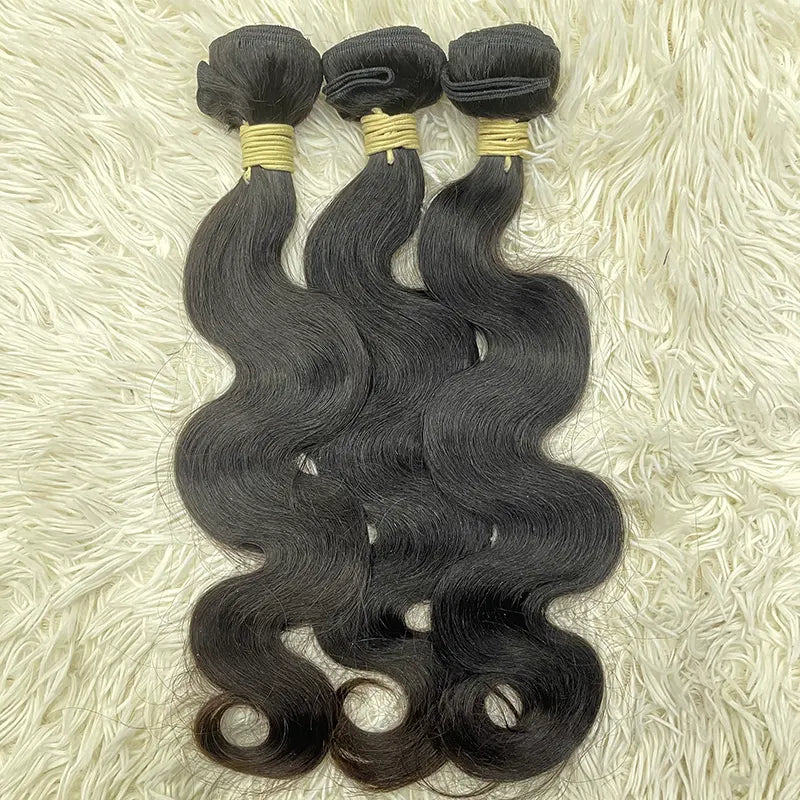 15A Raw Single Donor Virgin Hair Weaving Body Wave