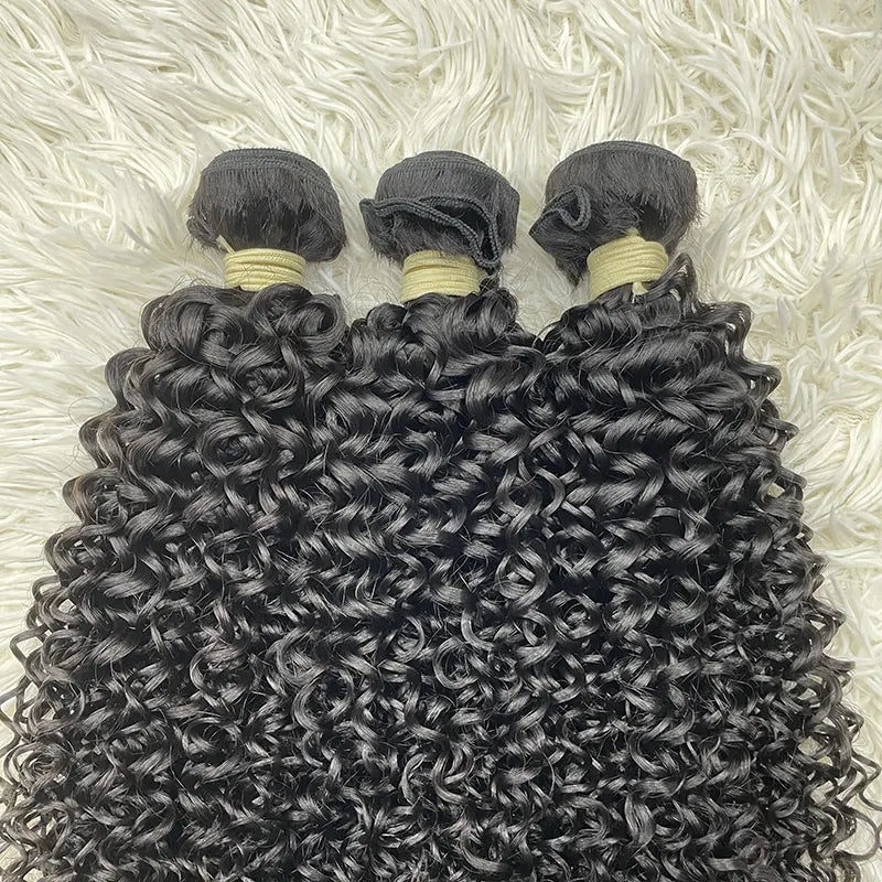 15A Raw Single Donor Virgin Hair Weaving Curly