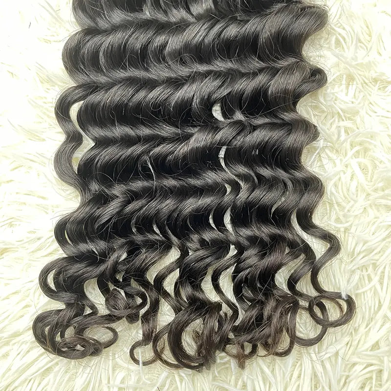 15A Raw Single Donor Virgin Hair Weaving Loose Deep