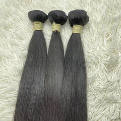 15A Single Donor Raw Hair Weaving Straight