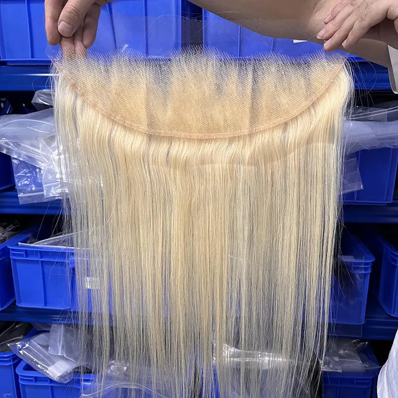 #613 Blonde Hair 13x4 HD/ Transparent Frontal