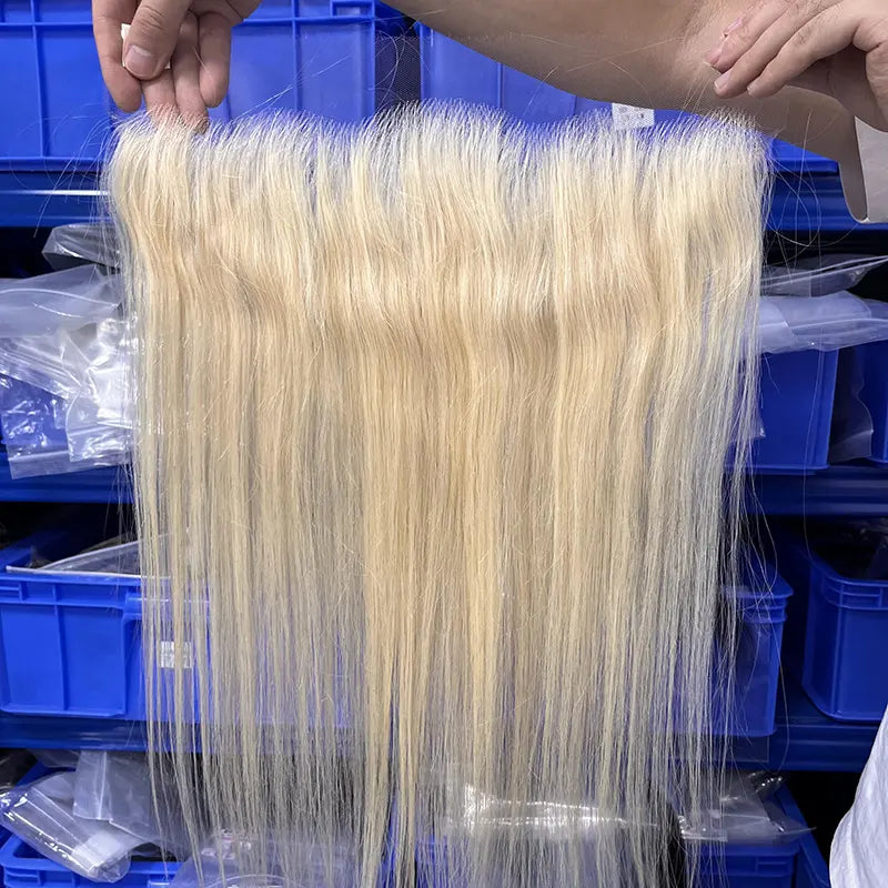 #613 Blonde Hair 13x4 HD/ Transparent Frontal