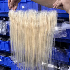 #613 Blonde Hair 13x4 HD/ Transparent Frontal
