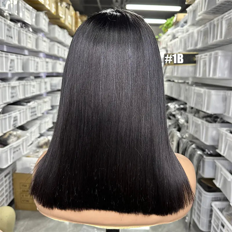 2x6/ 4x4/ 5x5/13x4 Double Drawn Bob Wig Straight