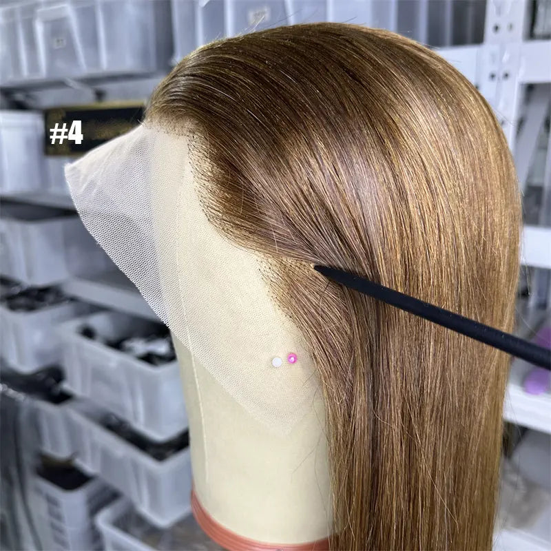 2x6/ 4x4/ 5x5/13x4 Double Drawn Bob Wig Straight