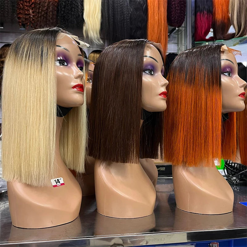 2x6 Vietnamese Double Drawn Closure Bob Raw Hair Wig Bone Straight