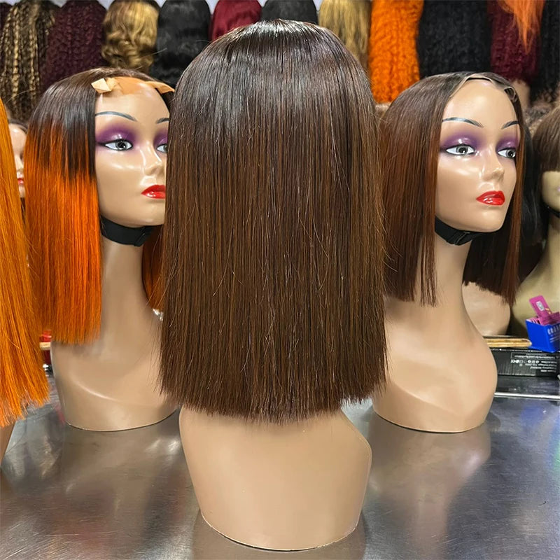 2x6 Vietnamese Double Drawn Closure Bob Raw Hair Wig Bone Straight