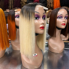 2x6 Vietnamese Double Drawn Closure Bob Raw Hair Wig Bone Straight