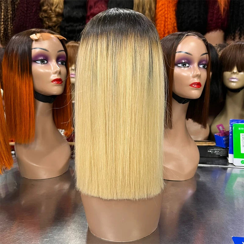 2x6 Vietnamese Double Drawn Closure Bob Raw Hair Wig Bone Straight