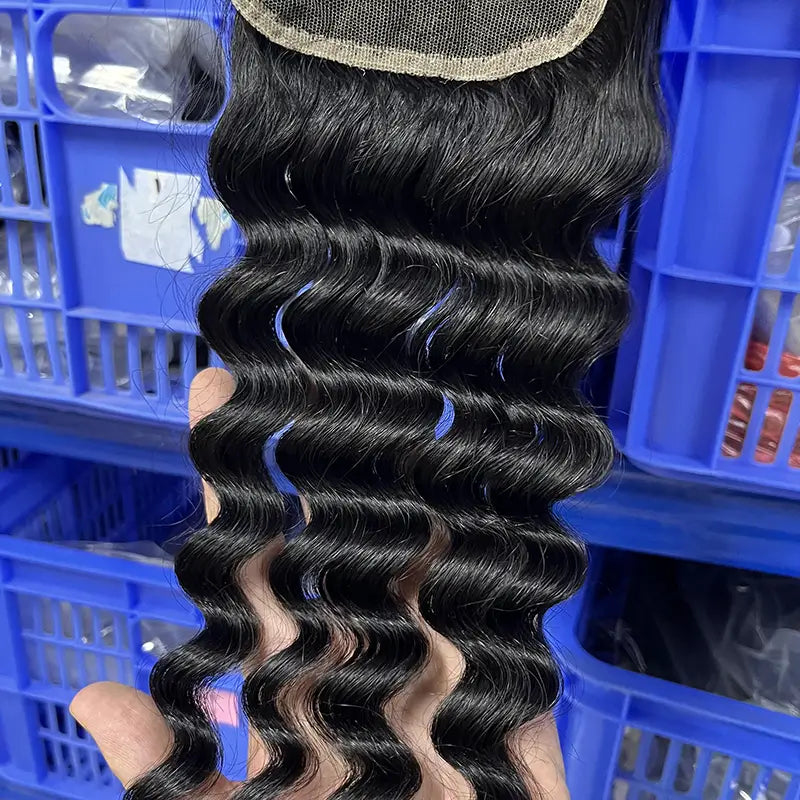 4x4 HD/ Transparent Closure Loose Deep