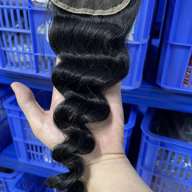 4x4 HD/ Transparent Closure Loose Wave