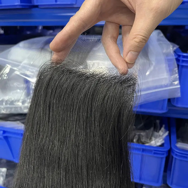 4x4 HD/ Transparent Closure Straight