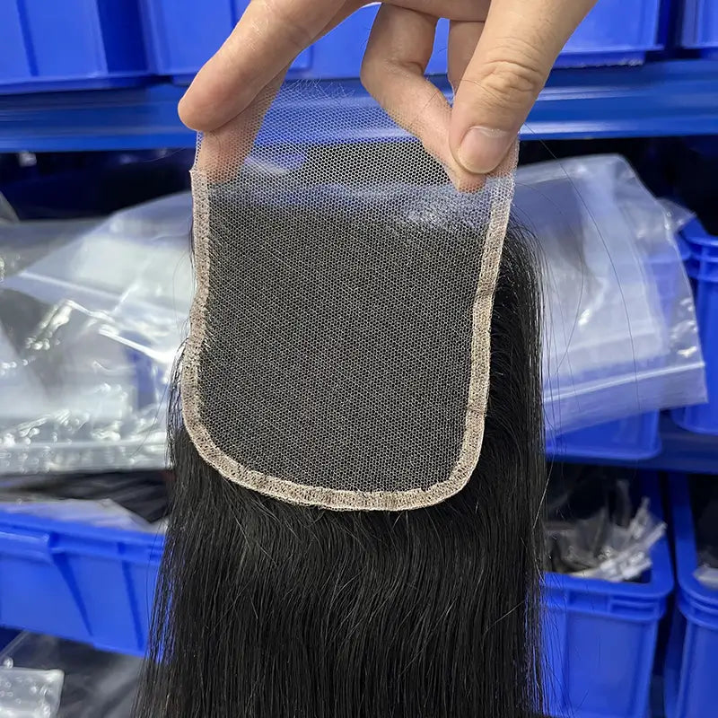 4x4 HD/ Transparent Closure Straight